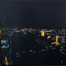 painting of London at night