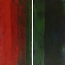 'C1(EX20:3)' an abstract in the series of ten canvases entitled 'The Commandments' 