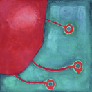 an abstract painting entitled 'C1(EX20:3)' one of a series of ten based on The Commandments
