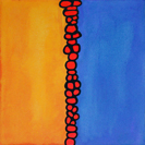 'C9(EX20:16)' an abstract in the series of ten canvases entitled 'The Commandments'