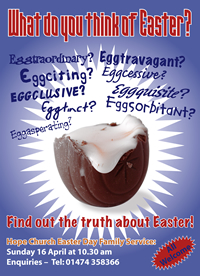 East poster for Hope Church