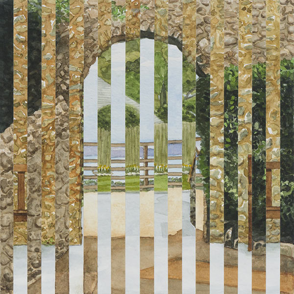 an image showing the result of looking in opposite directions at the same time